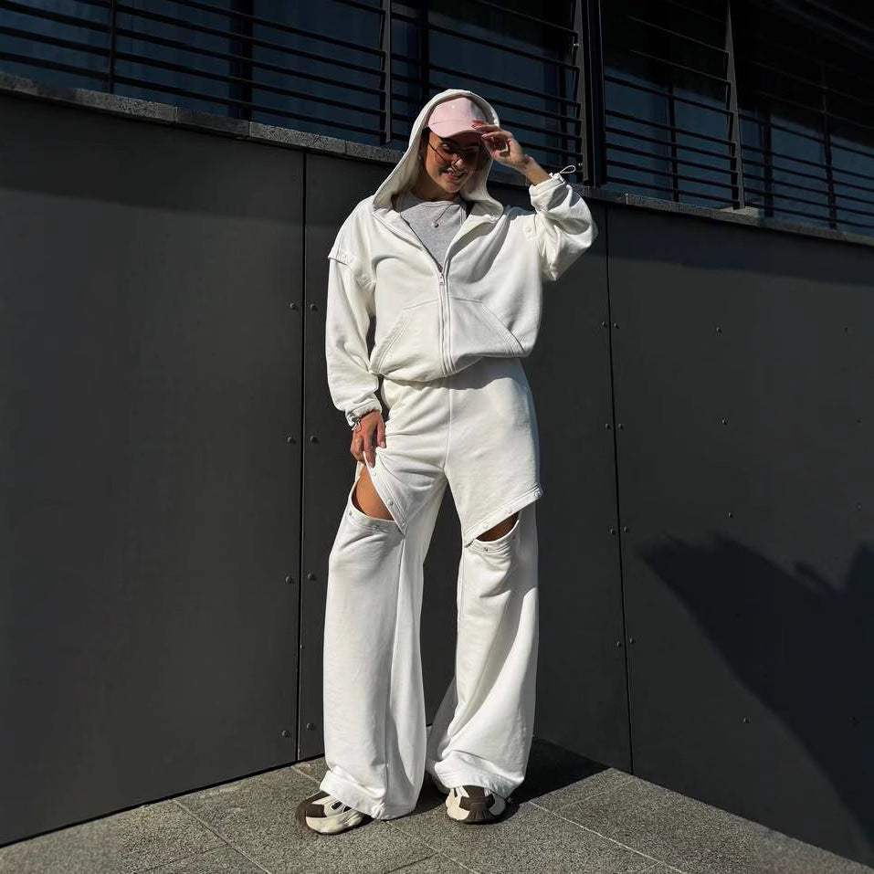 Damen-Loungewear-Set mit Kapuze - Maribel