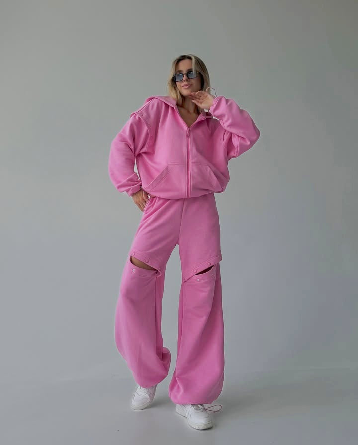 Damen-Loungewear-Set mit Kapuze - Maribel