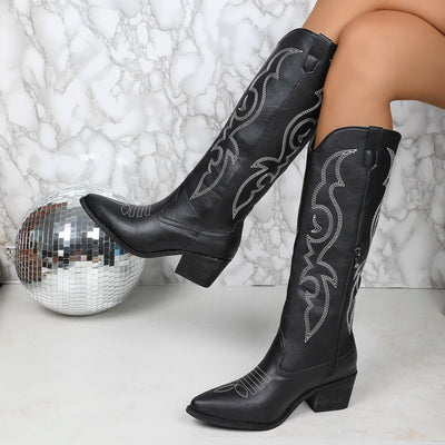 Cowboystiefel aus Leder für Frauen - Nereyda