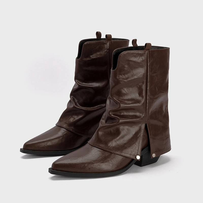 Damen-Cowboystiefel aus Denim - Sarah