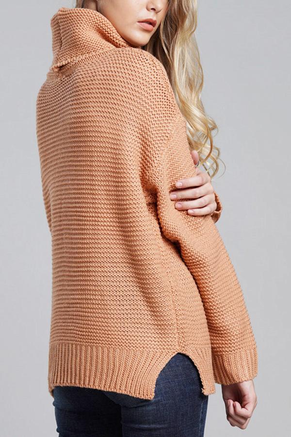 Damen-Rollkragenpullover aus Grobstrick - Alice