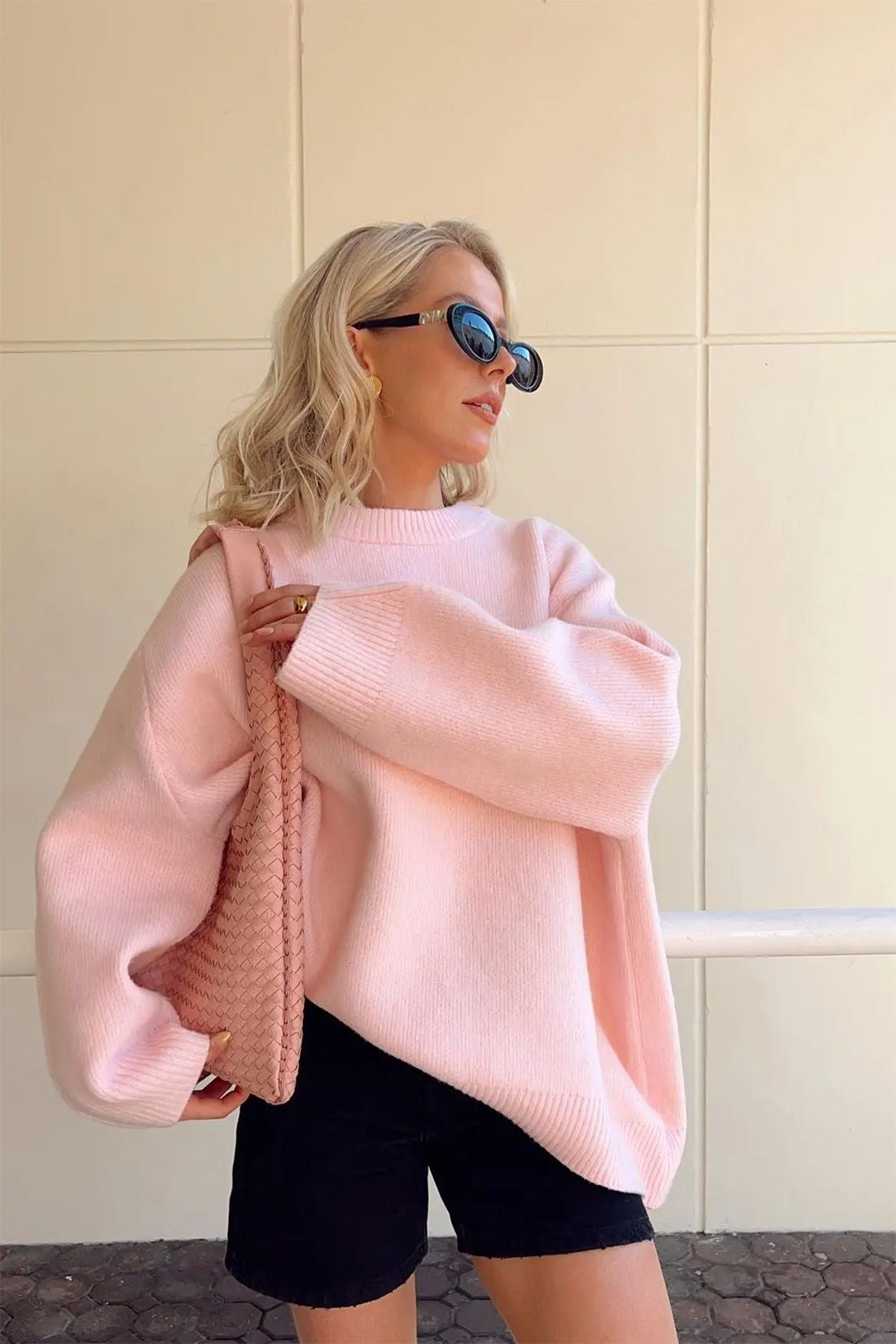 Weich gestrickter Damenpullover in Übergröße - Karina