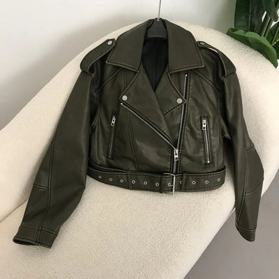 Benthe - stylische Lederjacke für den Frühling