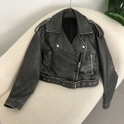 Benthe - stylische Lederjacke für den Frühling