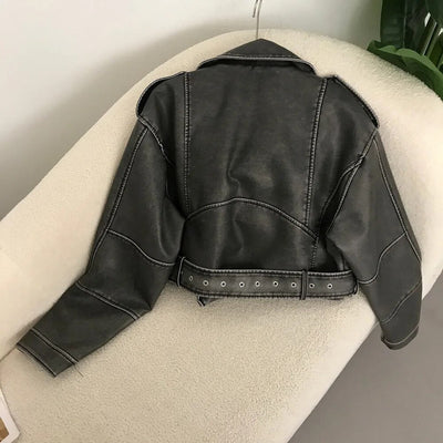 Benthe - stylische Lederjacke für den Frühling