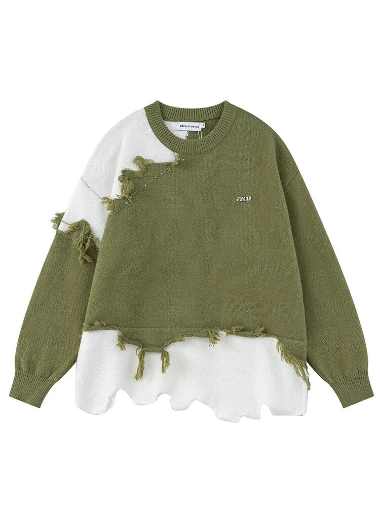 Fiene - Vintage-Pullover aus Baumwolle