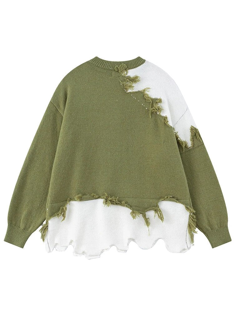 Fiene - Vintage-Pullover aus Baumwolle