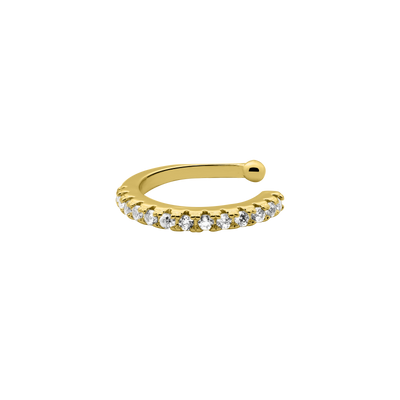 Brilliant Earcuff 14K Vergoldet
