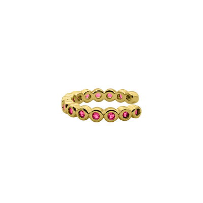 Pink Glory Earcuff 14K Vergoldet