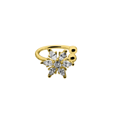 Blossom Earcuff 14K Vergoldet