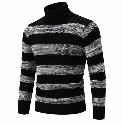 FRANCE - Gestrickter Patchwork-Pullover für Männer