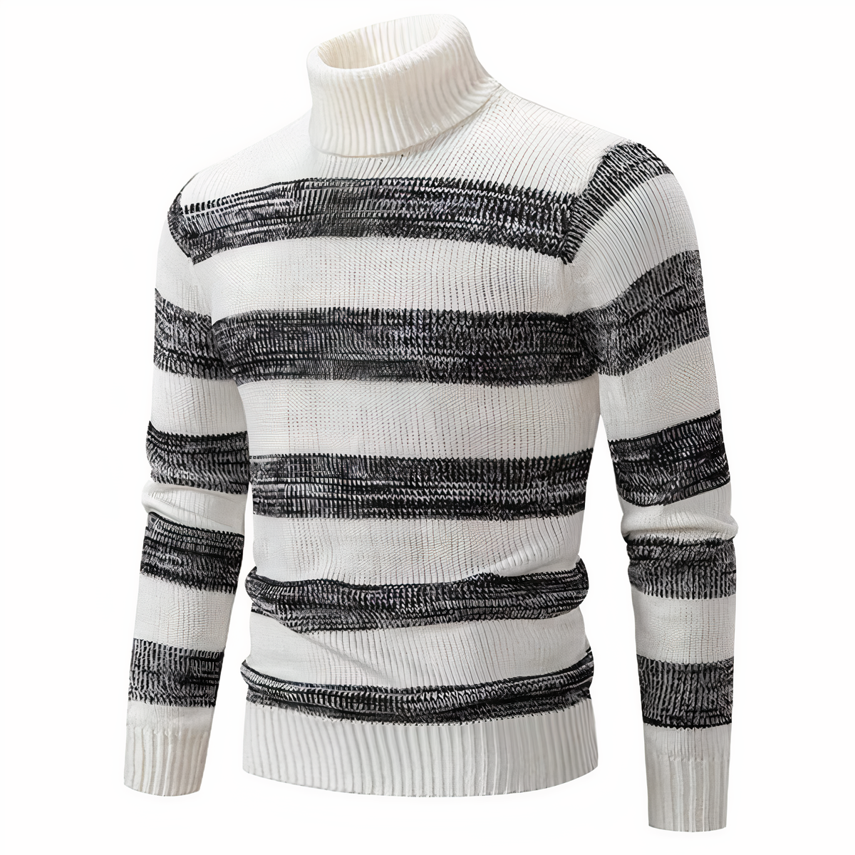 FRANCE - Gestrickter Patchwork-Pullover für Männer