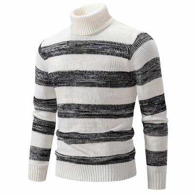 FRANCE - Gestrickter Patchwork-Pullover für Männer