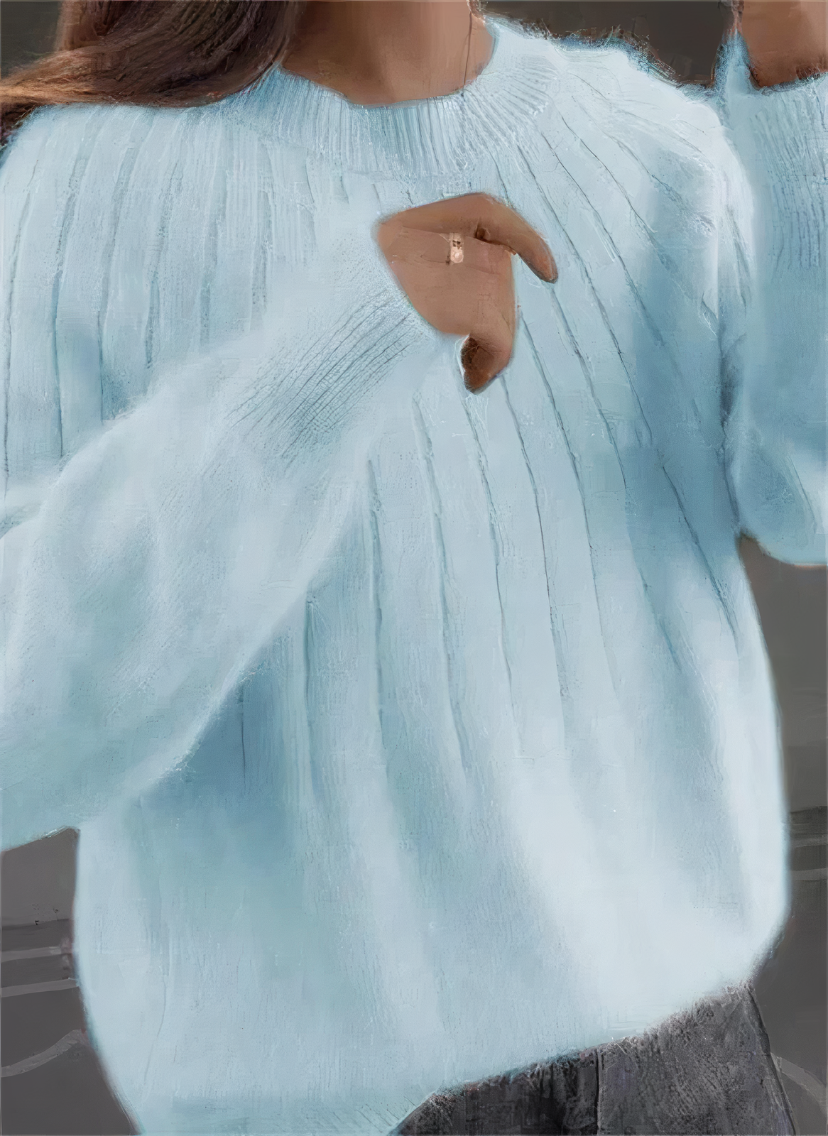 Fridana - Flauschiger Strickpullover
