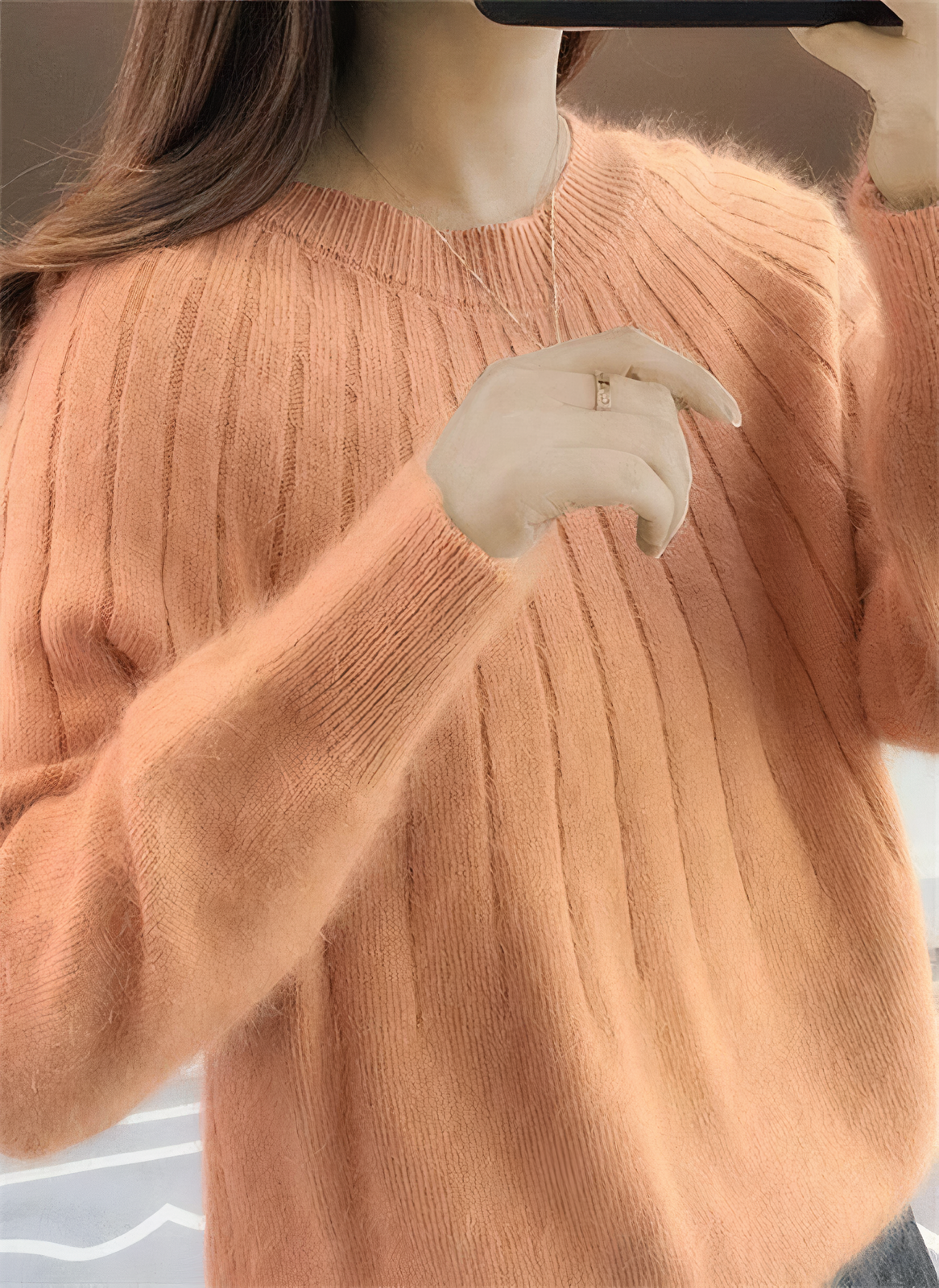 Fridana - Flauschiger Strickpullover