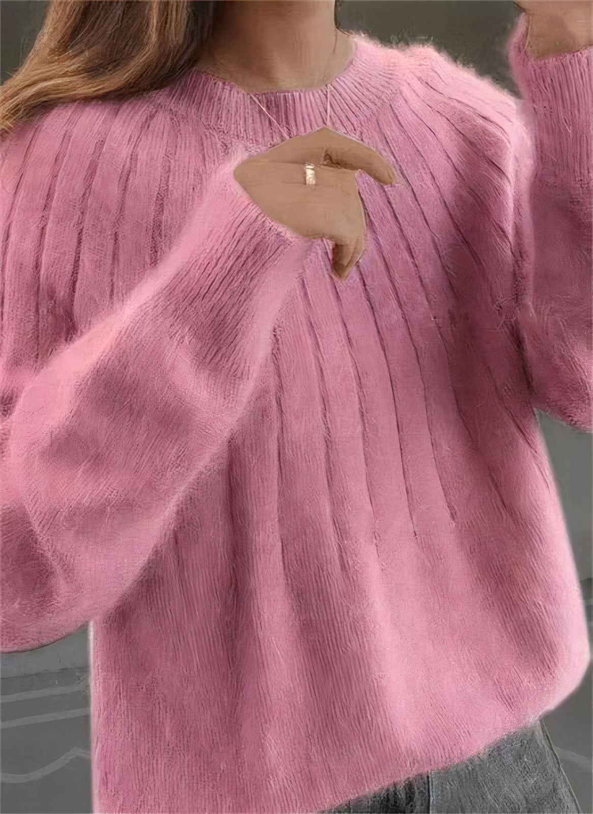 Fridana - Flauschiger Strickpullover