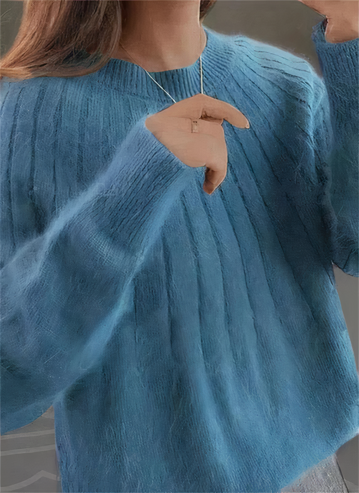 Fridana - Flauschiger Strickpullover