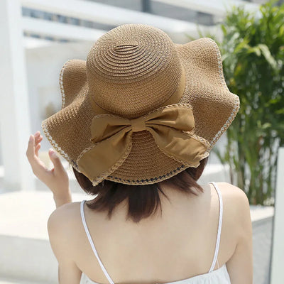 Sommer Sonne Strohhut beschattet große Mode
