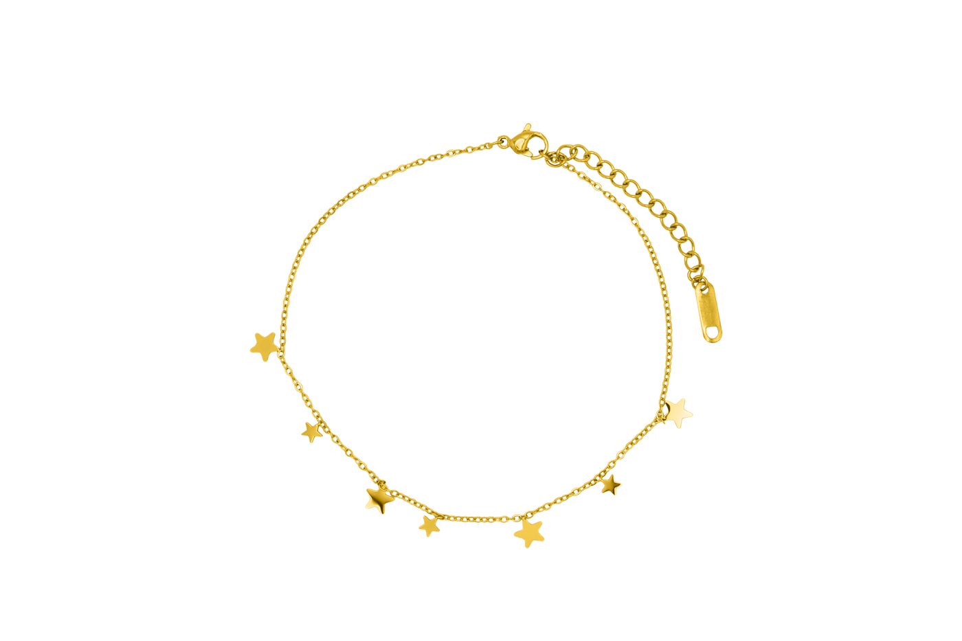 Starly Anklet 14K Vergoldet