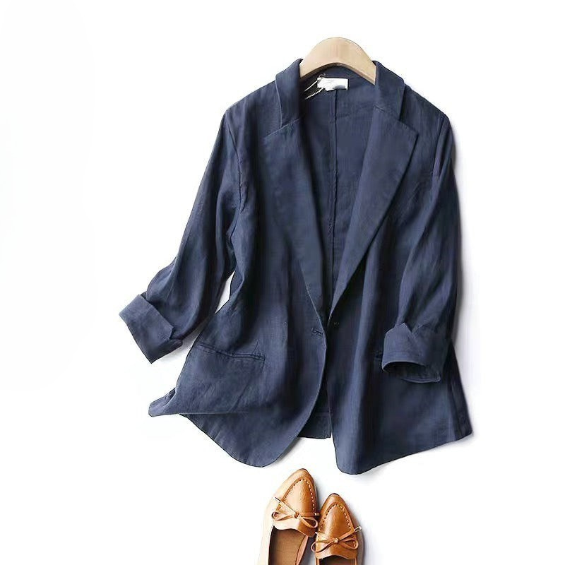 Lässiger Leinenblazer für Damen - Amara