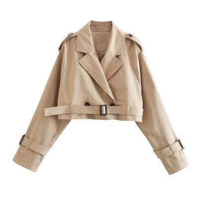 Laureen - Urbanstyle Kurzer Trenchcoat