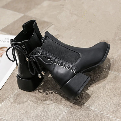 Lea - Damenstiefel mit niedrigem absatz