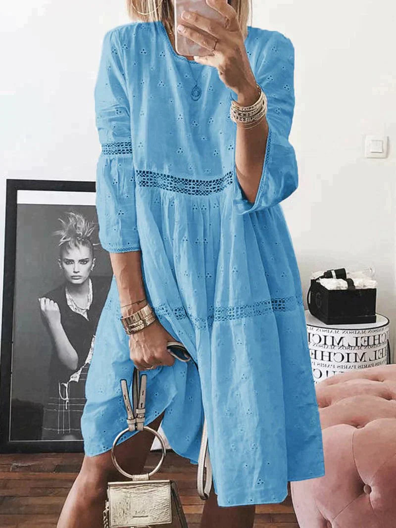 Lesly - Kleid mit gestickter Spitze