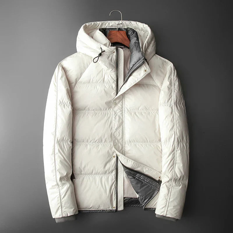 Steppjacke mit Kapuze und Kontrastfutter - Mark