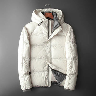 Steppjacke mit Kapuze und Kontrastfutter - Mark