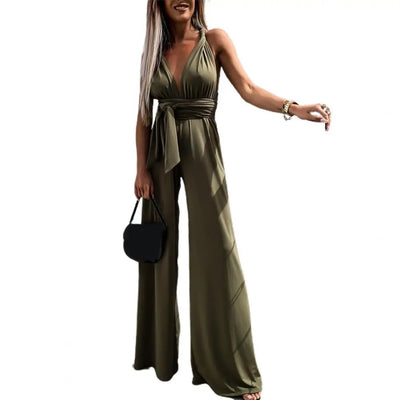 Sophia - Eleganter Jumpsuit mit Kreuzrücken