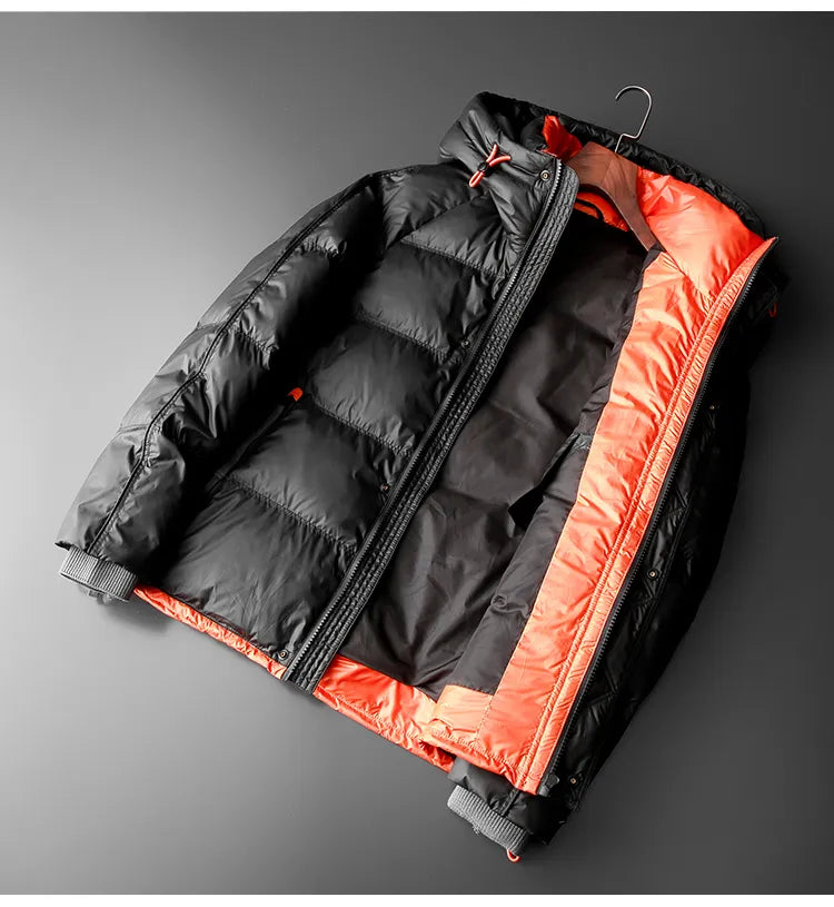 Steppjacke mit Kapuze und Kontrastfutter - Mark
