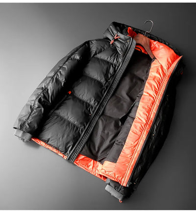 Steppjacke mit Kapuze und Kontrastfutter - Mark