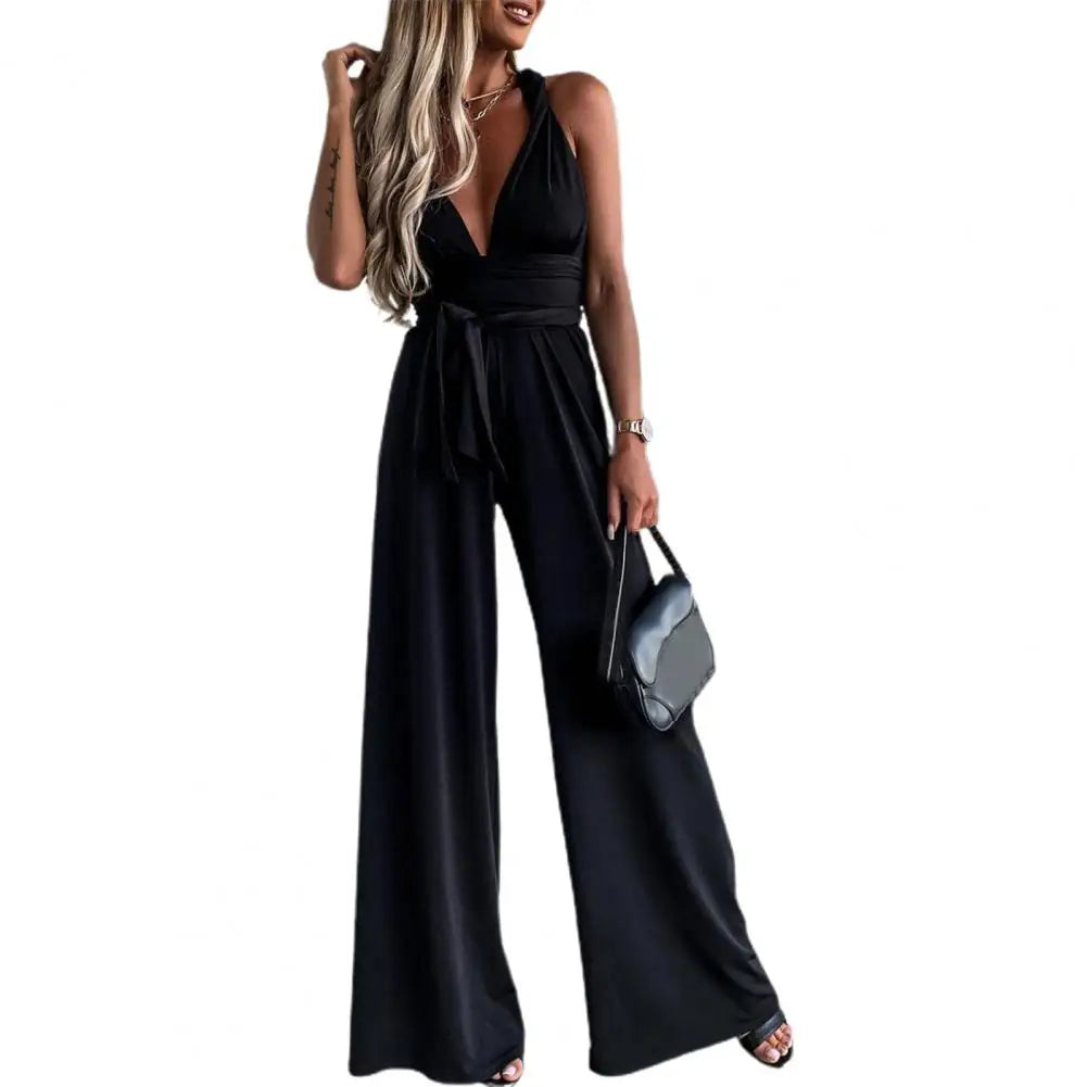 Sophia - Eleganter Jumpsuit mit Kreuzrücken