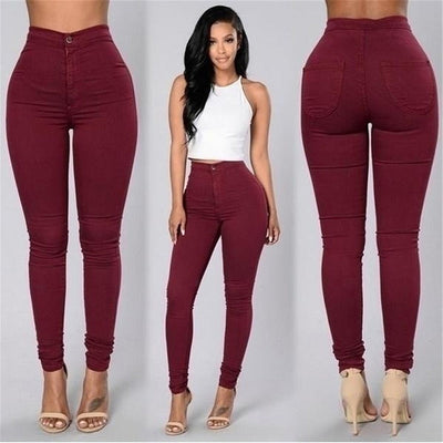 Camilla Hosen - Damen Hose mit hoher Taille für schlanke Silhouette