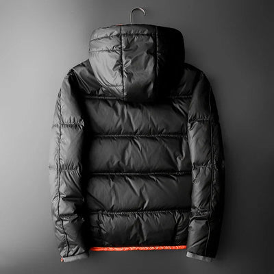 Steppjacke mit Kapuze und Kontrastfutter - Mark