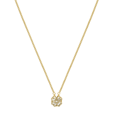 Lucky Shiny Heart Kette 18K Vergoldet