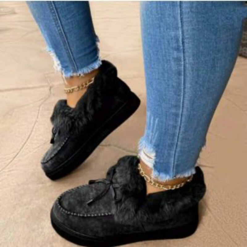 Cosy Moments - Gefütterte Schlupfschuhe aus Wildleder