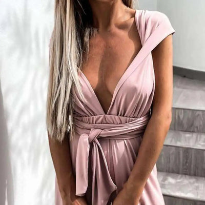 Sophia - Eleganter Jumpsuit mit Kreuzrücken