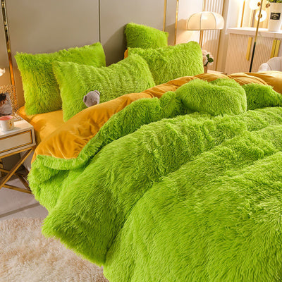 LuxLaken - 5-in-1-Bettwäsche-Set + kostenloses Herz-Kissen