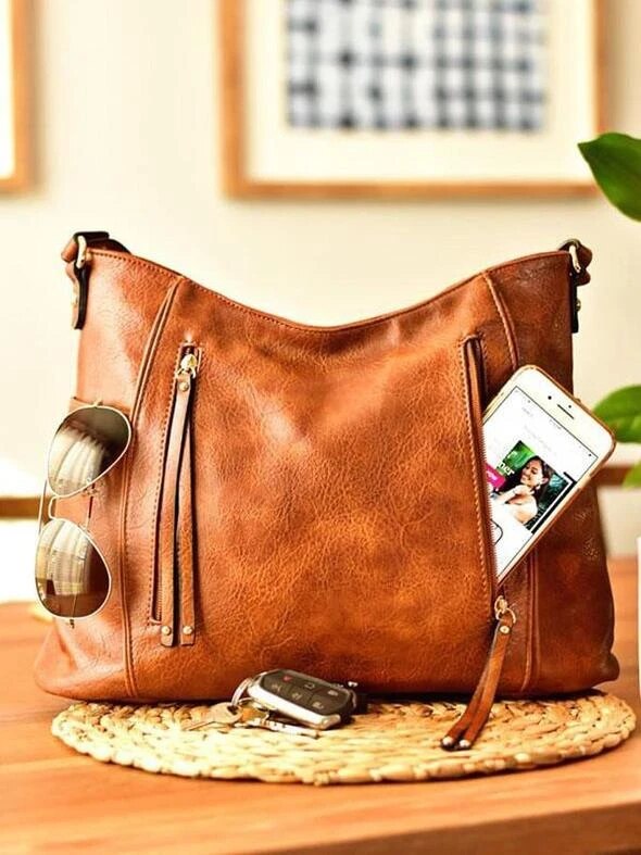 Gesina - Stilvolle Vintage-Ledertasche
