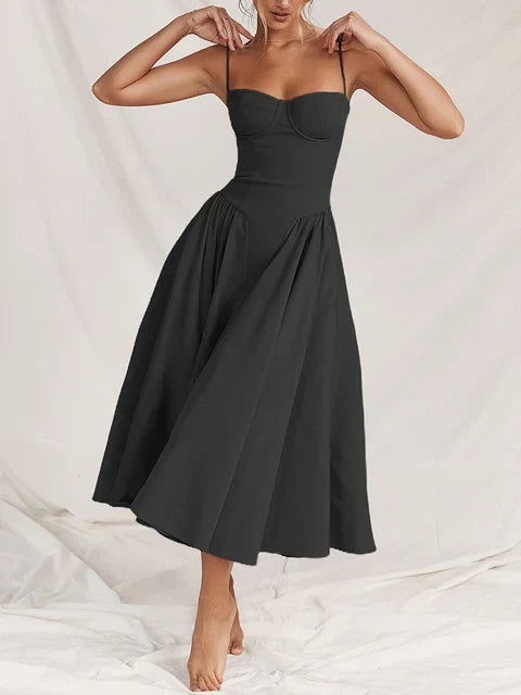 Karo - Kunstvolles Retro-Midikleid