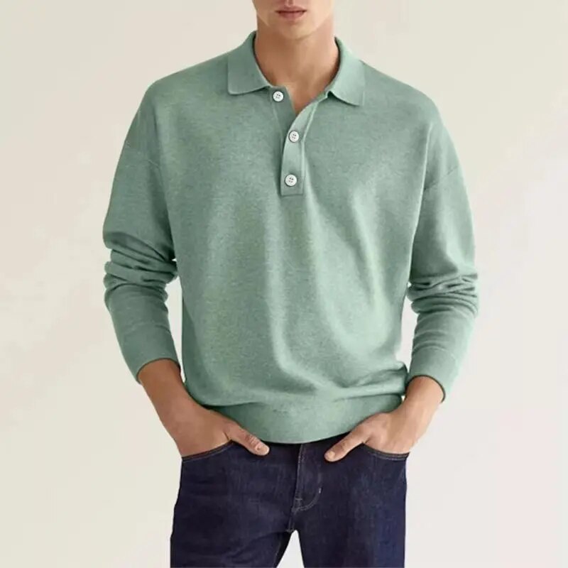 LANGÄRMELIGES POLOSHIRT - MAXIMALE ELEGANZ UND KOMFORT