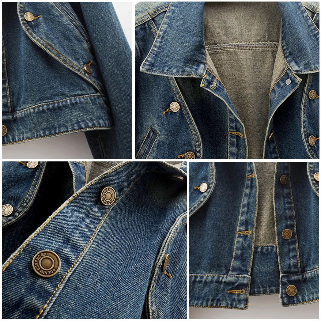 Lilian - Vintage-Denim-Jacke