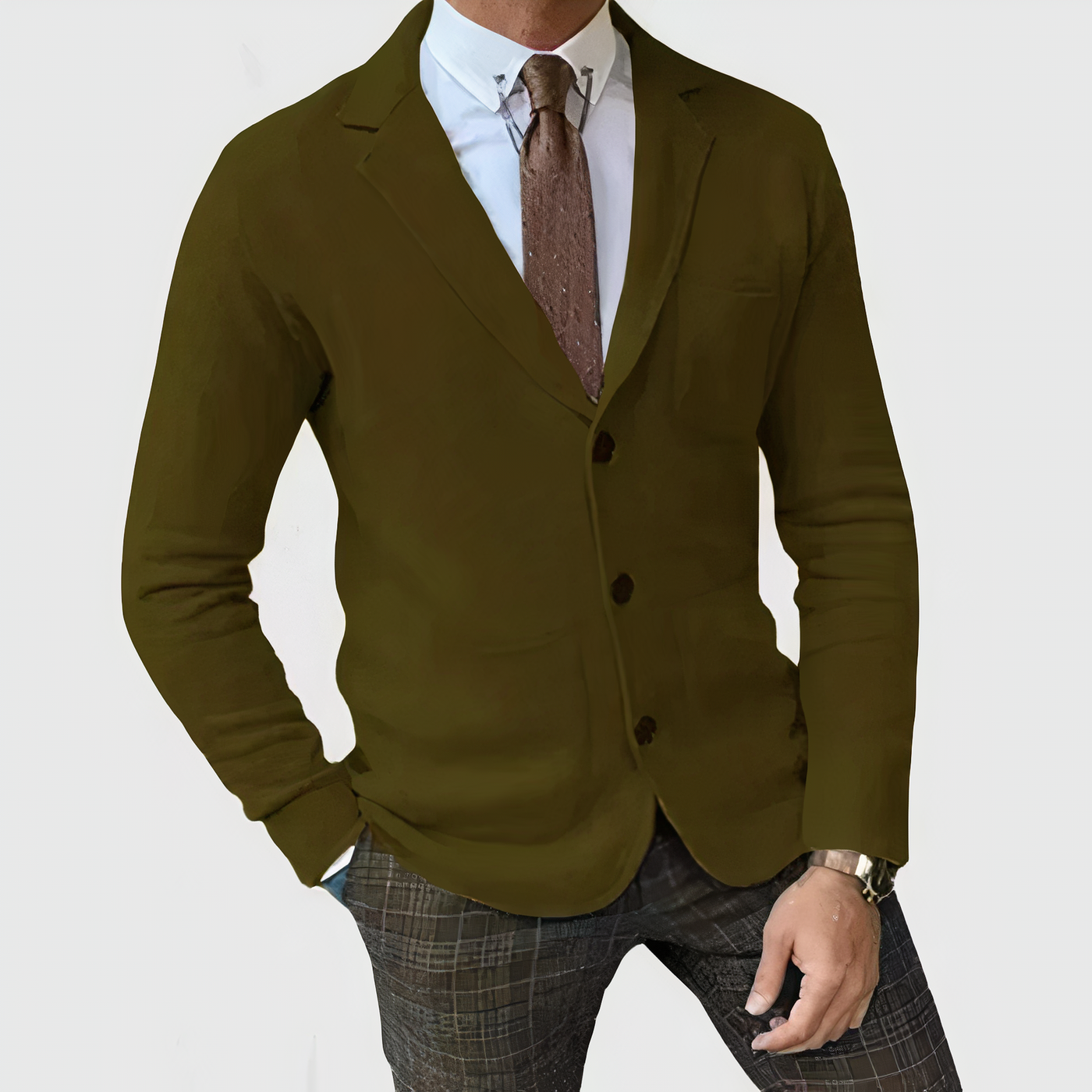 Javier  - Blazer aus Wolle für Männer
