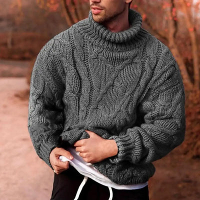 JENSON - Strickpullover mit geflochtenem Zopf für Herren