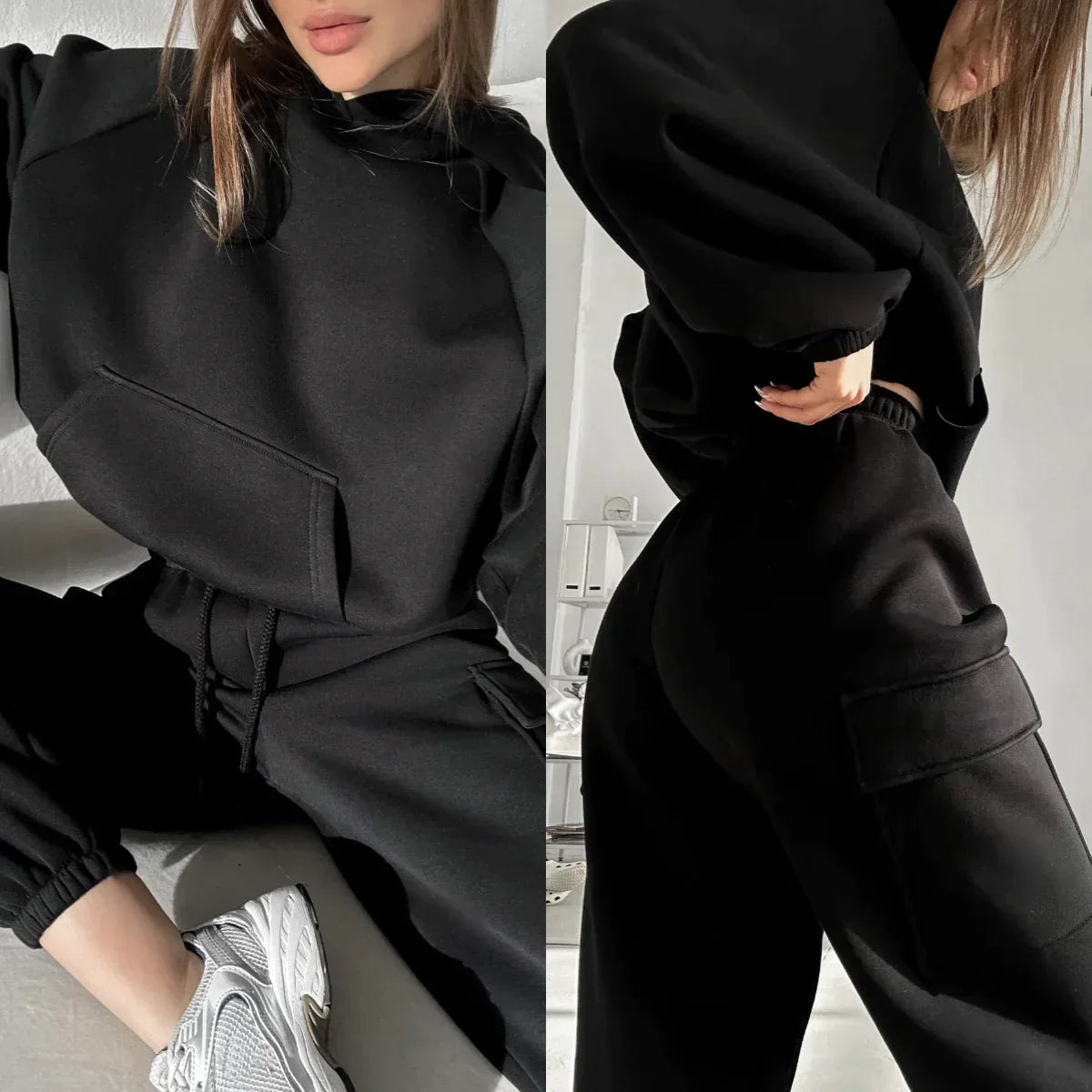 JOANNA - Set aus Hose und Trainingsanzug mit Kapuze