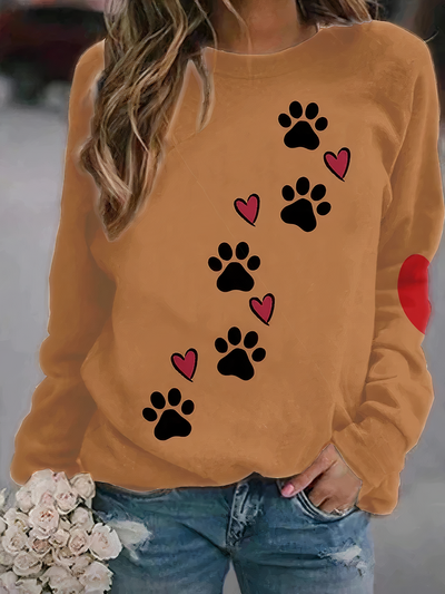 KATE - Hunde-Pullover mit Pfotenaufdruck