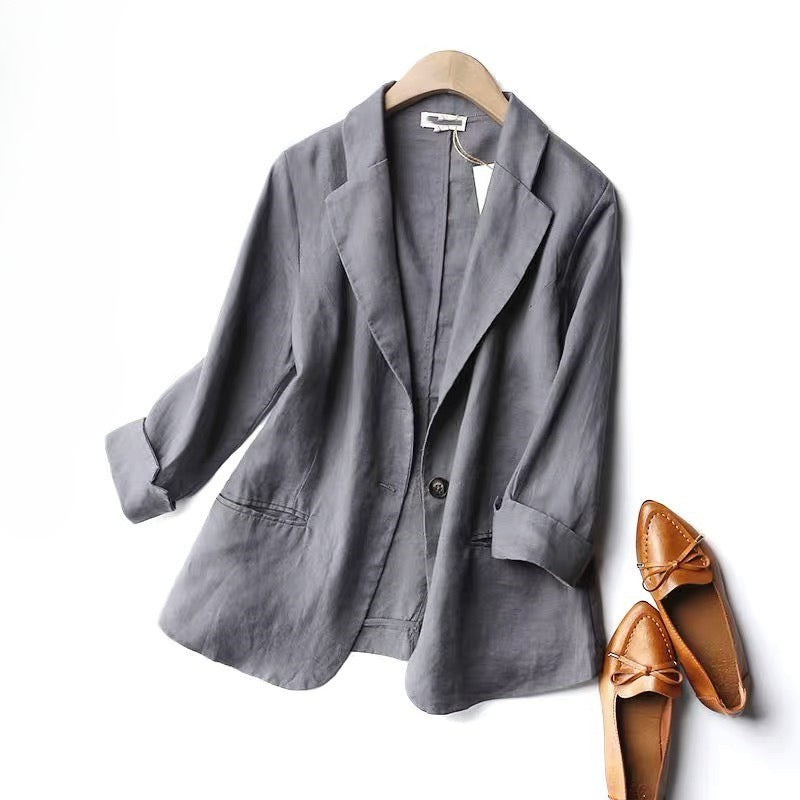 Lässiger Leinenblazer für Damen - Amara