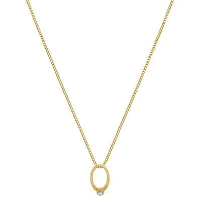 Lamp Kette 14K Vergoldet