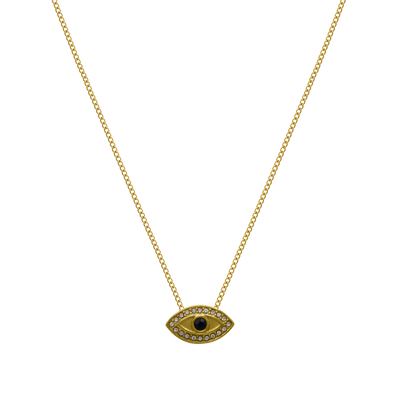Nazar Eye View Kette 14K Vergoldet